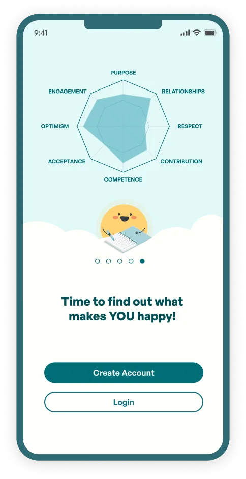 Flourish app log-in screen