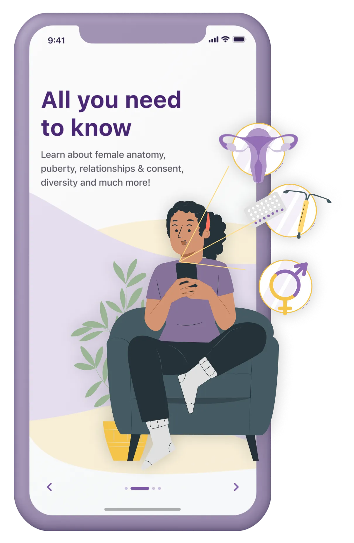 Gina app challenge illustration