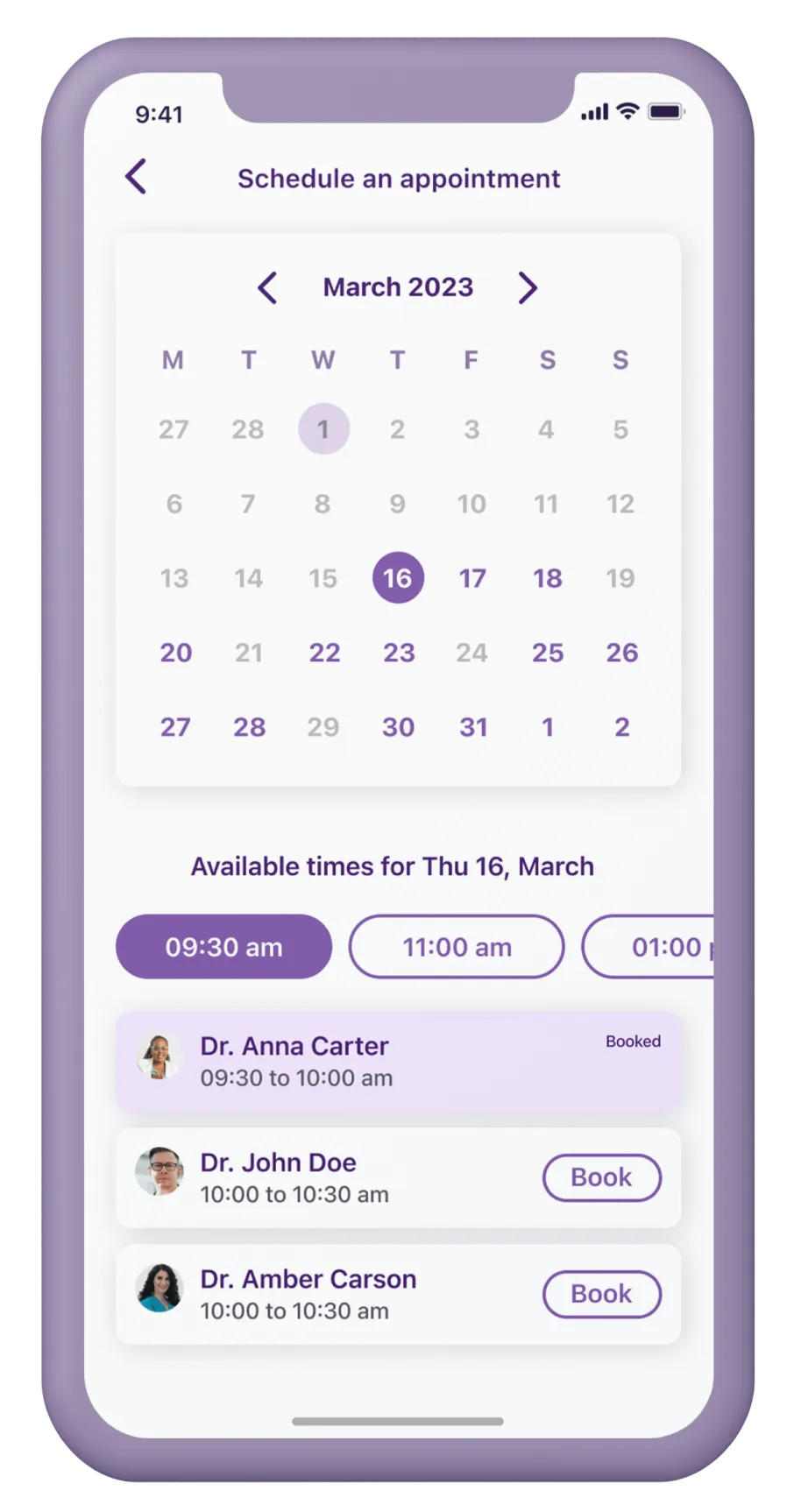 Schedule appointment illustration