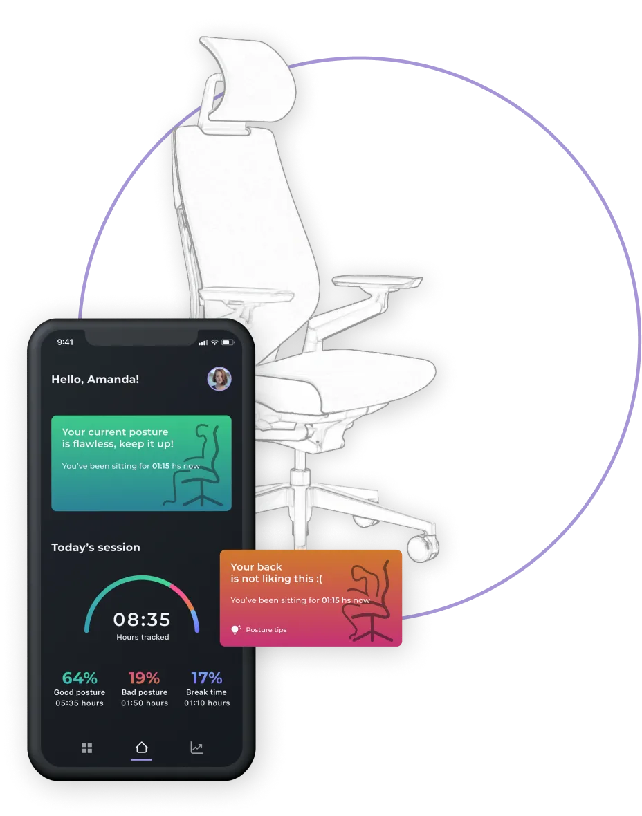 Posture hygiene app