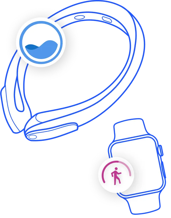 IoMT wearable device illustration