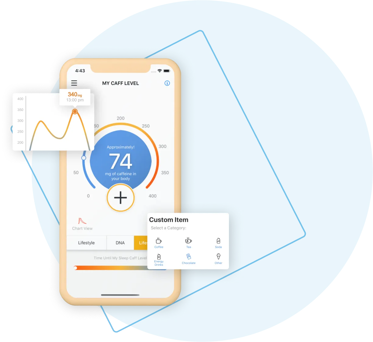 Exploragen DNA app screens