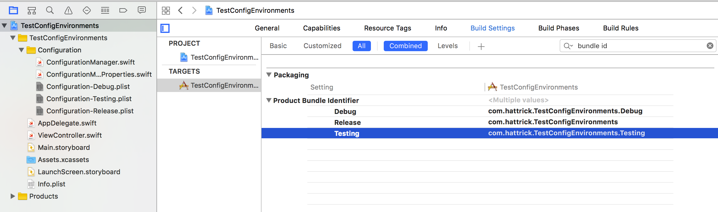 Bundle Identifiers