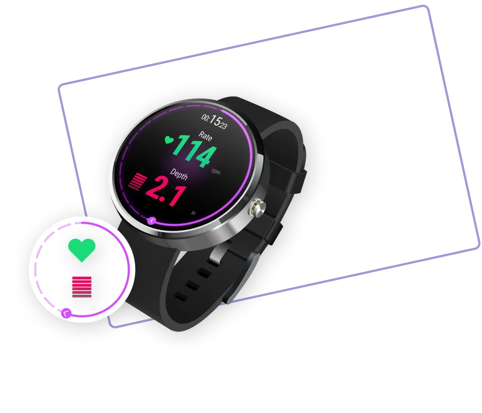 relay response smartwatch mockup